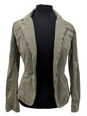 Anthropologie Marrakech Moss Green Blazer | Size XXS (fits XXS–S)